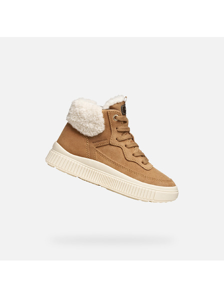 Geox Smeđe djevojčinske tenisice Geox Laquinny WPF