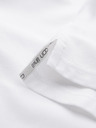 Ombre Clothing Muško pamučno polo majica BASIC - crna/bijela/bež V7 OM-POBS-0171 Ombre Clothing