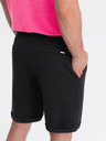 Ombre Clothing Crne muške kratke hlače Ombre odjeća