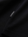 Ombre Clothing Crna muška osnovna majica s V izrezom Ombre Clothing