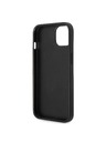Guess Stražnja maska ​​Guess PU 4G s metalnim logotipom za iPhone 15 siva