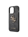 Guess Stražnja maska ​​Guess PU 4G s metalnim logotipom za iPhone 13 Pro Max siva