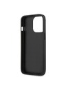 Guess Stražnja maska ​​Guess PU 4G s metalnim logotipom za iPhone 13 Pro Max siva