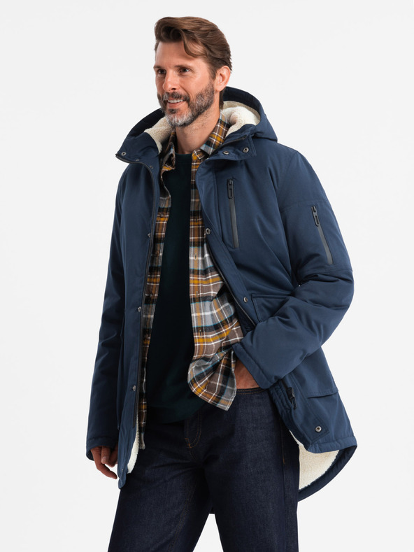 Ombre Clothing Ombre Clothing Muška duga parka jakna