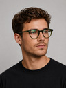 VEYREY VeyRey nerd acetatne sunčane naočale Scewate zelena okvir prozirna stakla