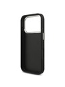 Guess Guess PU Grained 4G Metal Logo Stražnji Poklopac za iPhone 17 Pro Black
