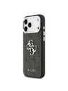 Guess Guess PU 4G Metal Logo Stražnji Poklopac za iPhone 17 Pro Max Silver Black