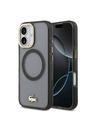 Lacoste Lacoste PC/TPU Frosted Finish Gold Logo MagSafe Stražnji Poklopac za iPhone 17 Black