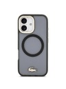 Lacoste Lacoste PC/TPU Frosted Finish Gold Logo MagSafe Stražnji Poklopac za iPhone 17 Black