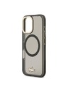 Lacoste Lacoste PC/TPU Frosted Finish Gold Logo MagSafe Stražnji Poklopac za iPhone 17 Black