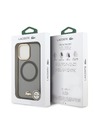 Lacoste Lacoste PC/TPU Frosted Finish Gold Logo MagSafe Stražnji Poklopac za iPhone 17 Black