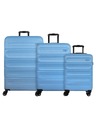 Skyline Komplet putnih kovčega Skyline Goomera S,M,L Blue