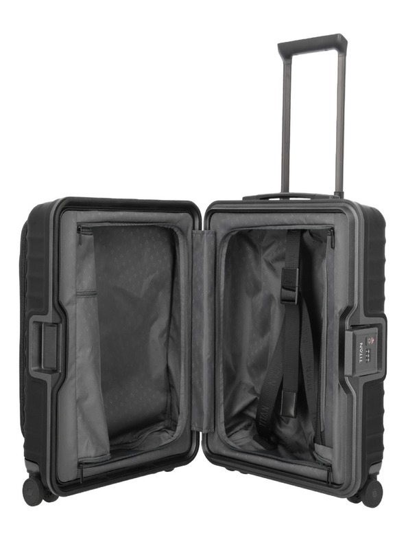 Titan Putni kofer Titan Overseas S Front pocket Nightshade black