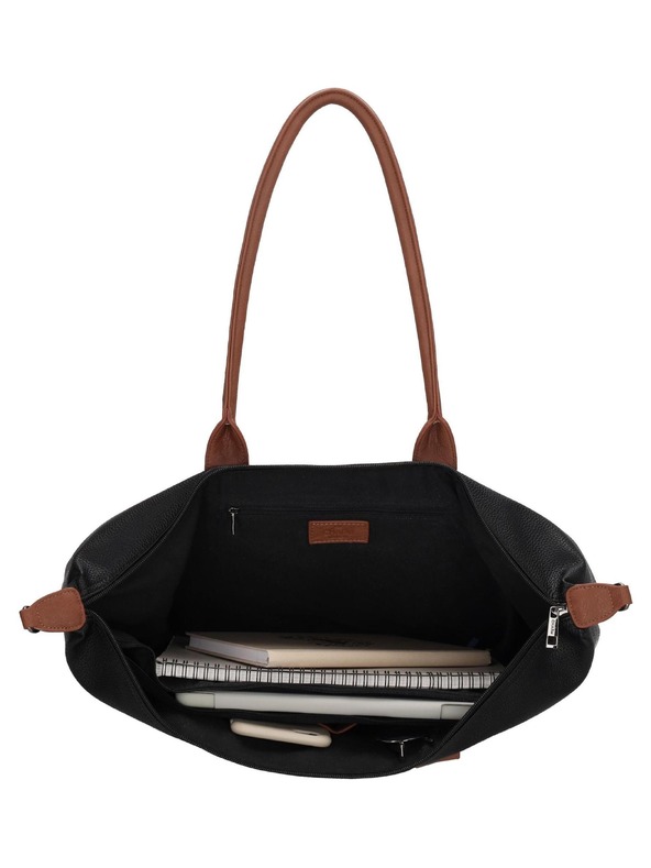 Charm London Torba Charm London Buckingham 23816 Black Cognac