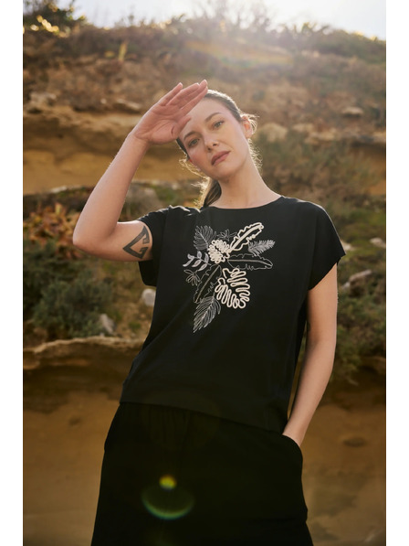 Moodo Bluza s aplikacijom crna Moodo