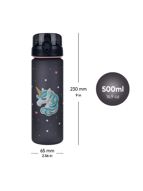 BAAGL  BAAGL Tritan boca za piće Unicorn Gold, 500 ml