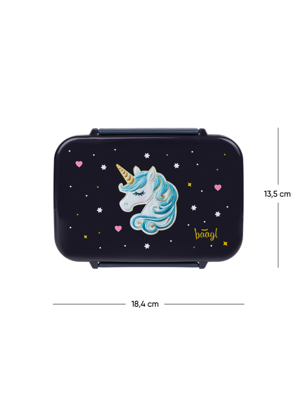 BAAGL  BAAGL Kutija za užinu s pregradama Unicorn Gold
