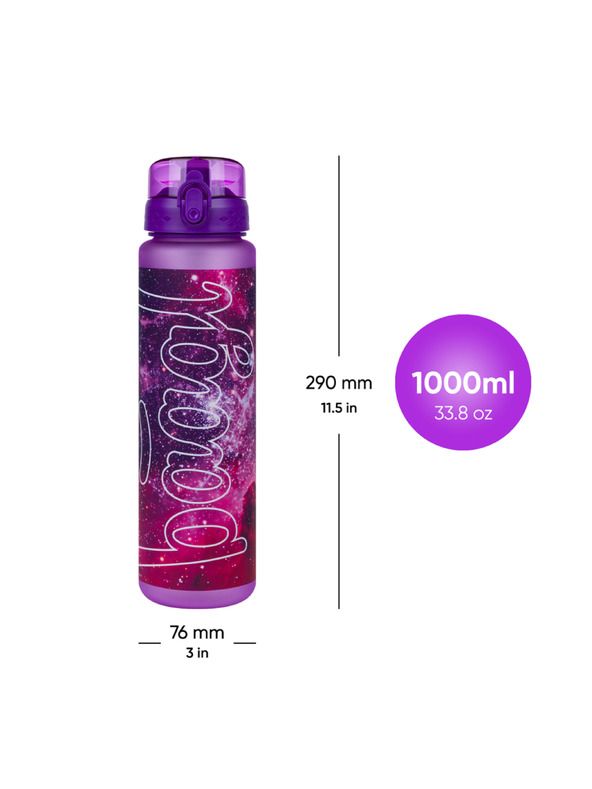 BAAGL  BAAGL Tritanska boca za piće Galaxy, 1000 ml