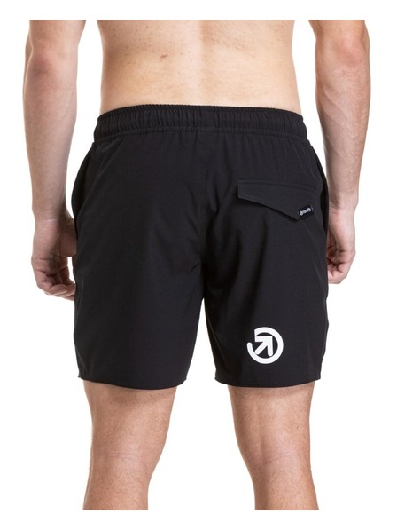 Meatfly Meatfly muške kupaće gaće Keith Boardshorts 17" Black / White