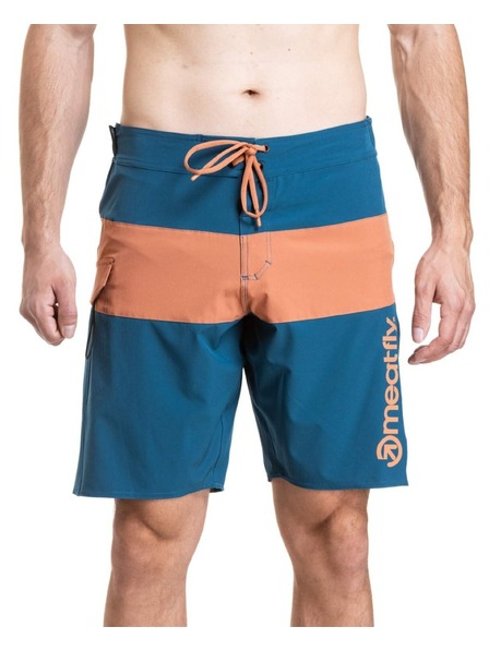 Meatfly Meatfly muške kupaće gaće Mitch Boardshorts 21" Super Teal / Sienna