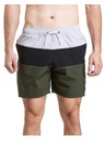 Meatfly Meatfly muške kupaće gaće Keith Boardshorts 17" Olive / Black / Quiet Gray