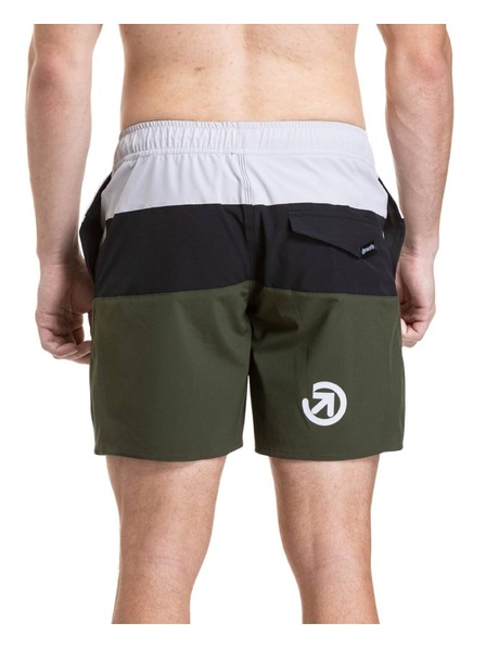Meatfly Meatfly muške kupaće gaće Keith Boardshorts 17" Olive / Black / Quiet Gray