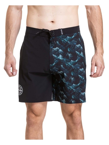 Meatfly Meatfly muške kupaće gaće Ernie Boardshorts 19" Green Mountains / Quiet Gray