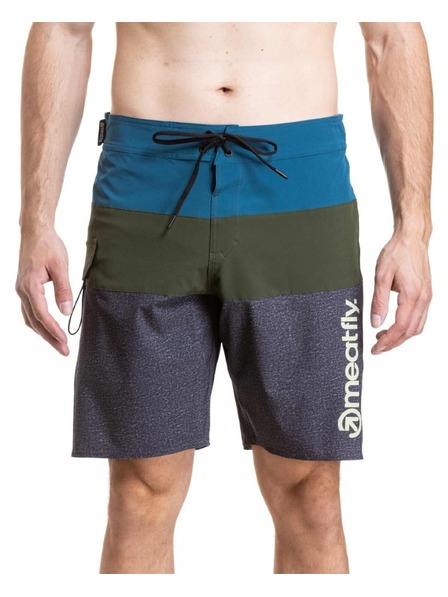 Meatfly Meatfly muške kupaće gaće Mitch Boardshorts 21" Olive / Super Teal