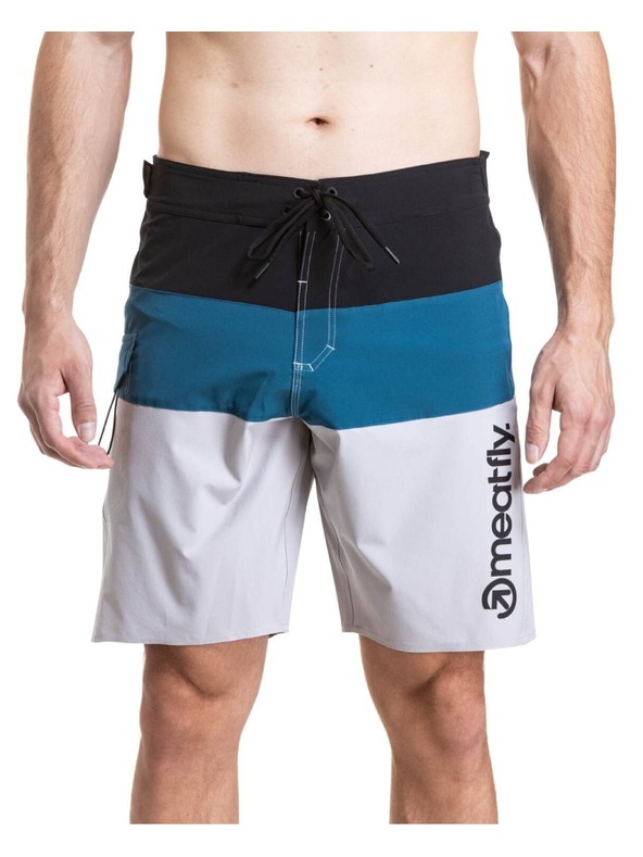 Meatfly Meatfly muške kupaće gaće Mitch Boardshorts 21" Black / Quiet Gray / Smoky