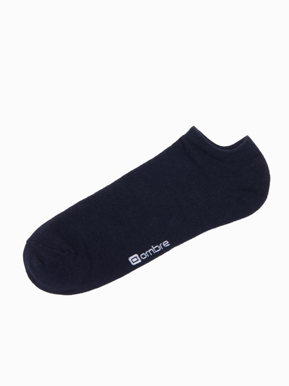 Ombre Clothing Muške čarape 3-pack - tamno plava V1 OM-SOSS-0102 Ombre Clothing