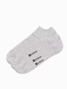 Ombre Clothing Muške čarape 3-pack - siva melanž V3 OM-SOSS-0102 Ombre Clothing
