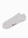 Ombre Clothing Muške čarape 3-pack - siva melanž V3 OM-SOSS-0102 Ombre Clothing