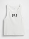 GAP Rebrasta majica bez rukava s logom GAP