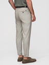 Ombre Clothing Muške chino hlače REGULAR FIT s elastičnim strukom - siva i bež V1 P1525 Ombre Clothing