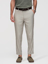 Ombre Clothing Muške chino hlače REGULAR FIT s elastičnim strukom - siva i bež V1 P1525 Ombre Clothing