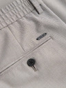 Ombre Clothing Muške chino hlače REGULAR FIT s elastičnim strukom - siva i bež V1 P1525 Ombre Clothing