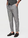 Ombre Clothing Muške chino hlače REGULAR FIT s elastičnim strukom - siva V2 P1525 Ombre Clothing