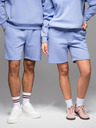 Ombre Clothing Unisex donje rublje kratke hlače s rebrastim strukom - lavanda V9 OU-SRBC-0101 Ombre Clothing