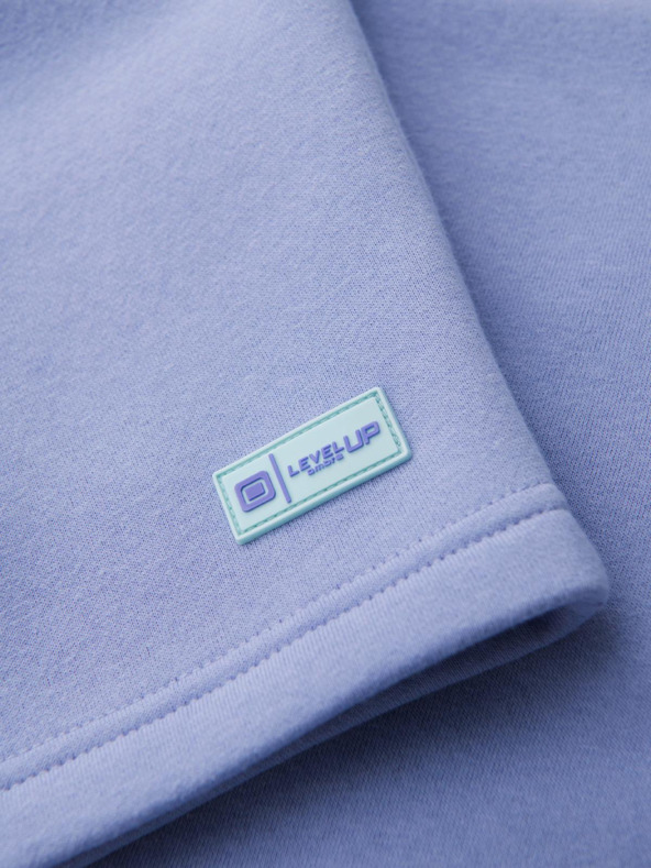 Ombre Clothing Unisex donje rublje kratke hlače s rebrastim strukom - lavanda V9 OU-SRBC-0101 Ombre Clothing