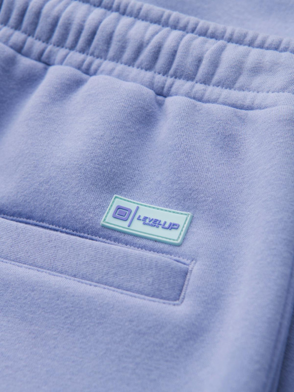 Ombre Clothing Unisex donje rublje kratke hlače s rebrastim strukom - lavanda V9 OU-SRBC-0101 Ombre Clothing