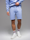 Ombre Clothing Unisex donje rublje kratke hlače s rebrastim strukom - lavanda V9 OU-SRBC-0101 Ombre Clothing