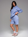 Ombre Clothing Unisex donje rublje kratke hlače s rebrastim strukom - lavanda V9 OU-SRBC-0101 Ombre Clothing