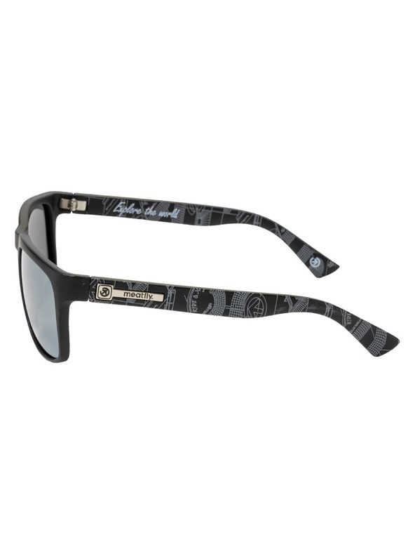 Meatfly Meatfly sunčane naočale Ronnie Polarized Blueprint / Black