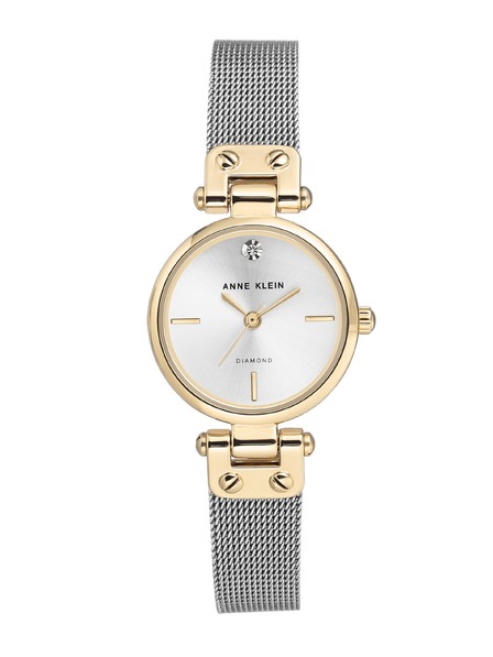 Anne Klein Ženski okrugli sat Anne Klein mesh AK/3003SVTT