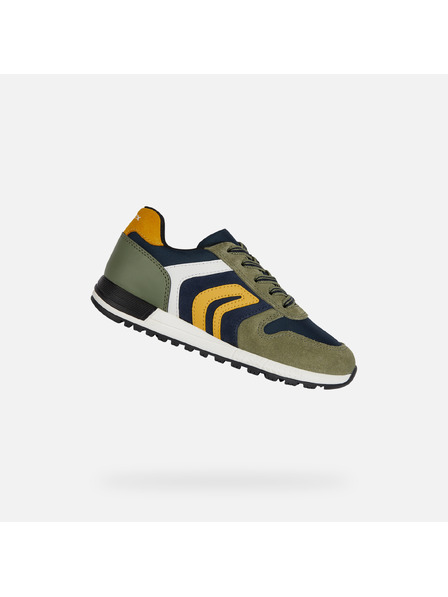 Geox Khaki dječje tenisice Geox Alben