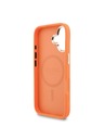 Guess Guess PU Perforated 4G Logo MagSafe Zadnji poklopac za iPhone 17 Orange