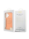 Guess Guess PU Perforated 4G Logo MagSafe Zadnji poklopac za iPhone 17 Orange
