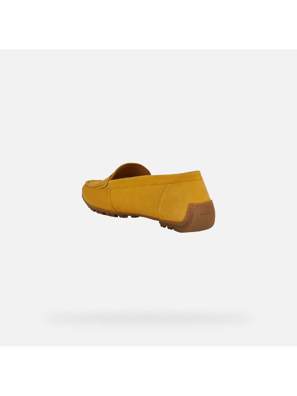 Geox Zlatne ženske mokasine Geox Kosmopolis + grip