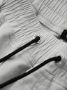 Ombre Clothing Muške pletene jogger hlače sa prošivanjem nogavica - svjetlosno sive V3 P1521 Ombre Clothing