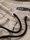 Ombre Clothing Muške pletene hlače sa prošivanjem na nogavicama - pepeljasto sive V1 P1521 Ombre Clothing